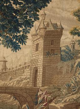 Vävd tapet, "Verdure", gobelängteknik, ca 236,5-238,5 x 290-294,5 cm, Manufacture Royale d'Aubusson,