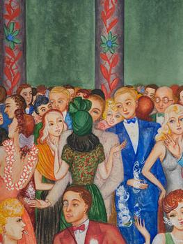 Ingrid von Dardel, Festive gathering.