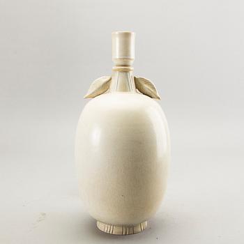 Gunnar Nylund, a stoneware table lamp, Rörstrand, Sweden 1930-40's.