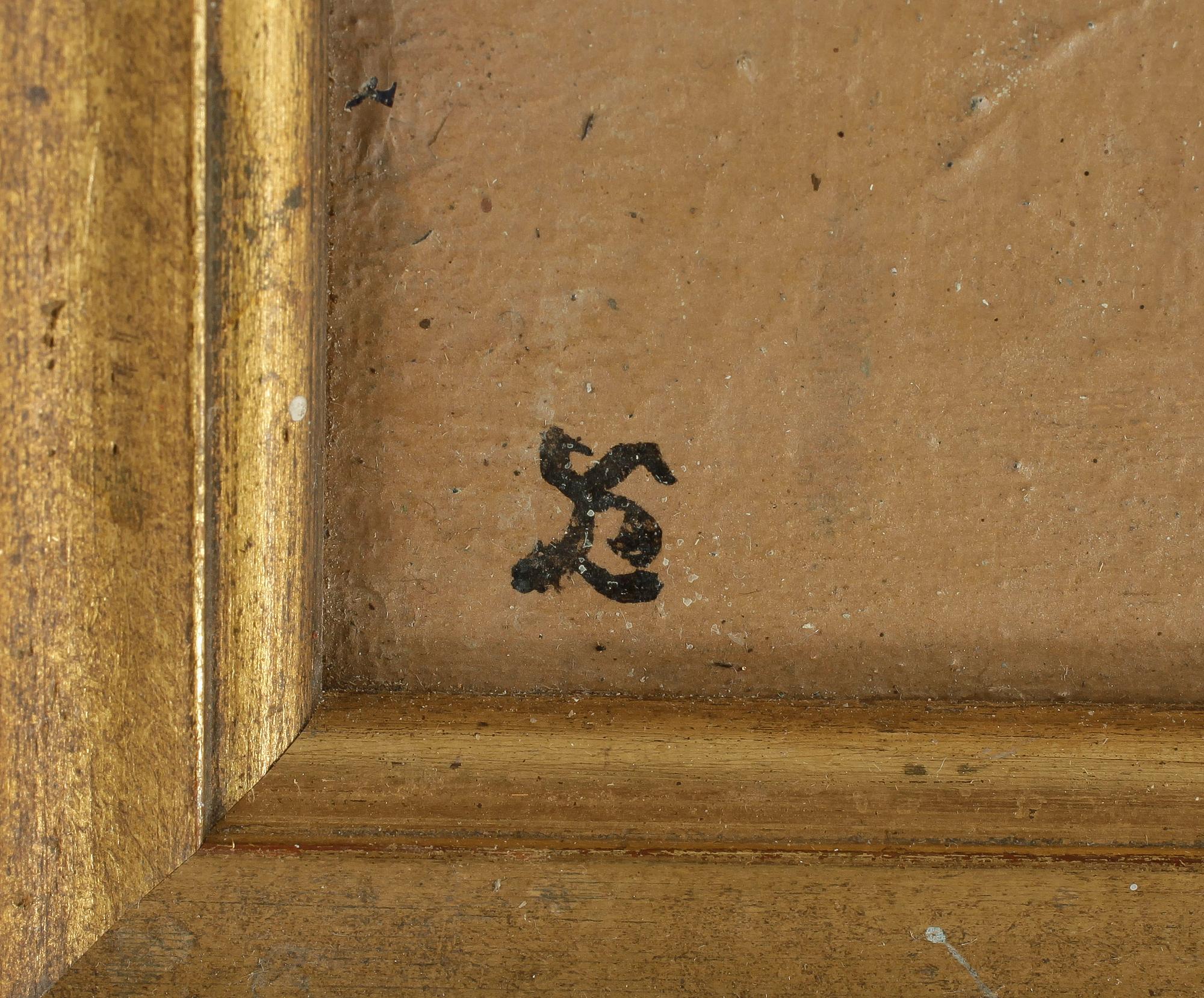 SIXTEN LUNDBOHM, olja på pannå, monogramsign o dat 1957.