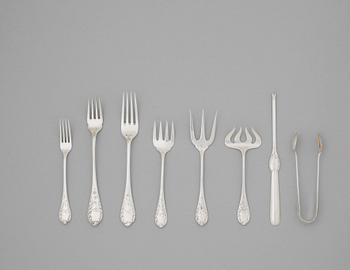 WA Bolin, bestickuppsättning modell "C", 181 delar, silver, Stockholm  1918-1938.