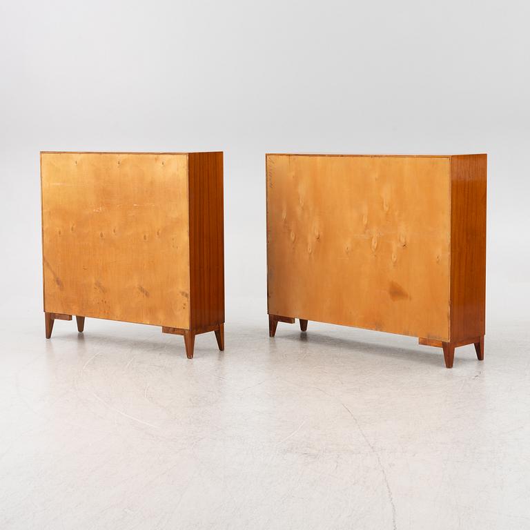 Two similar bookcases, 1930's/40's.