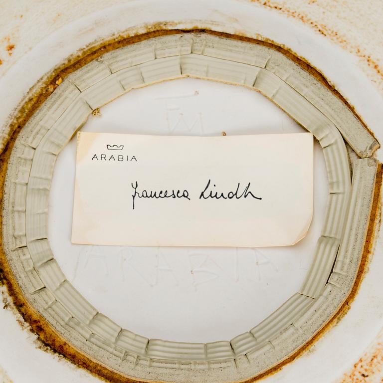 FRANCESCA MASCITTI-LINDH, KERAMIIKKAVATI. Sign. FML, Arabia.