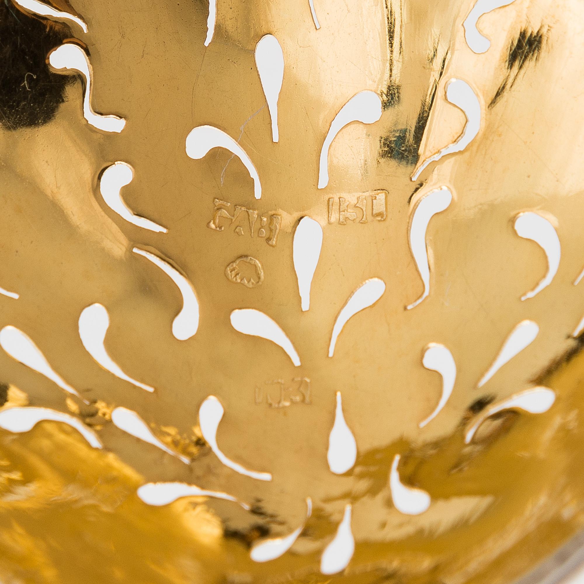 GUSTAF ADOLF BJÖRKLUND, Strösked, gräddsnäcka och skedar, silver, totalt 18 delar, Joensuu, Finland 1870.