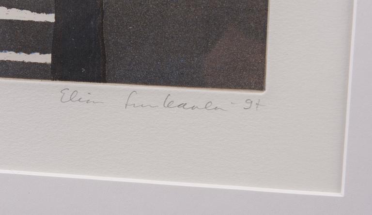 ELINA LUUKANEN, färgetsning, signerad, daterad -97 och numrerad 5/60.