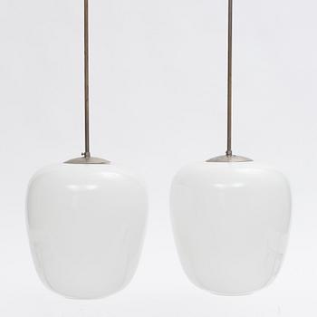 Asea, a pair of ceiling lamps, Swedish Modern 1940s.