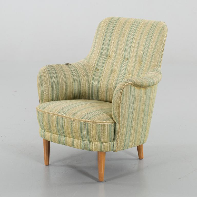 A CARL MALMSTEN SAMSAS ARMCHAIR.