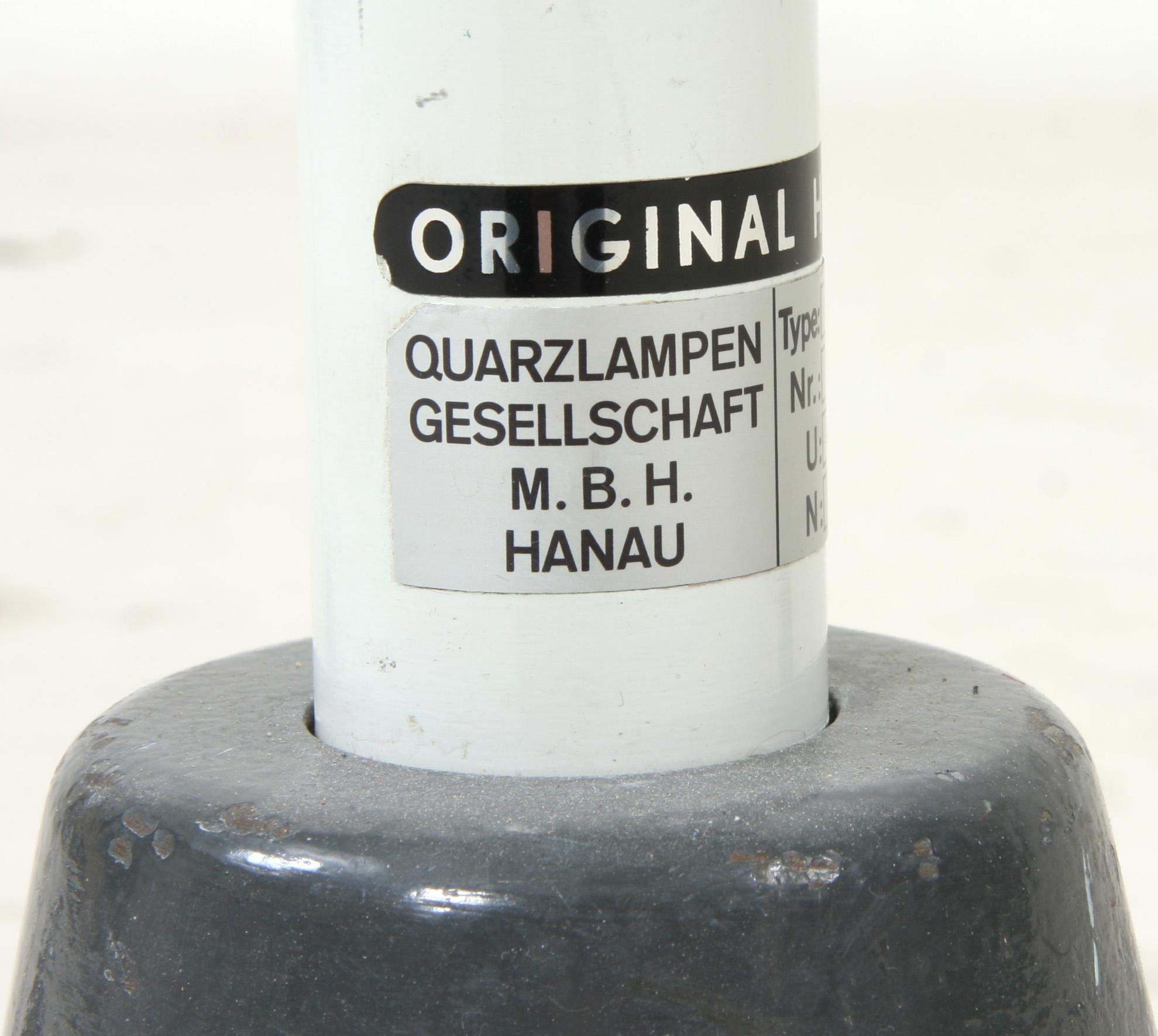 INDUSTRILAMPA, Original Hanau, "Type 2259", omkring 1900-talets mitt.