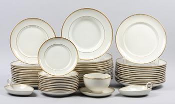 MATSERVIS, 57 delar, porslin, Karlskrona/Upsala-Ekeby.