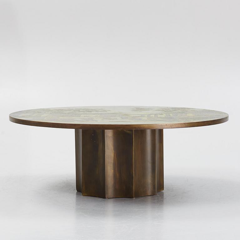 Philip & Kelvin LaVerne, an "Odyssey" coffee table, USA 1960s-70s.