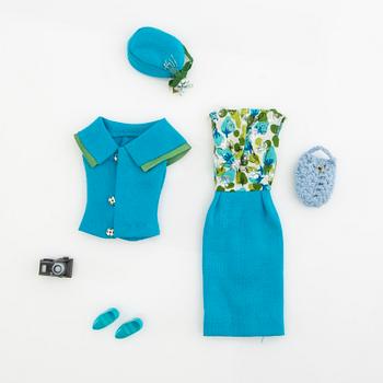 Barbie clothes 4 sets. Vintage including "Fashion Editor" Mattel 1965. "Stormy Weather" Mattel 1963-64.