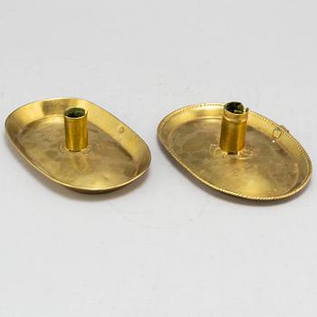 Five candlesticks, 18/19th century.