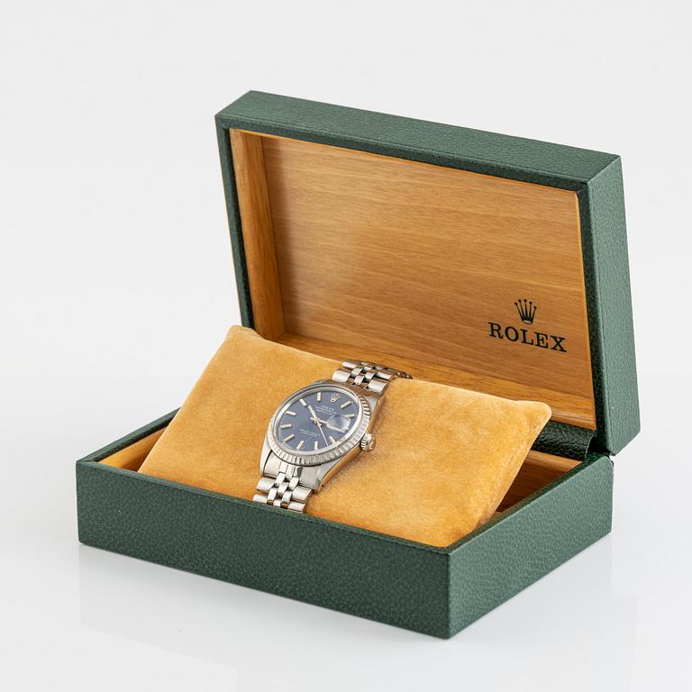 Rolex, Oyster Perpetual, Datejust, "Wide Boy", wristwatch, 36 mm.