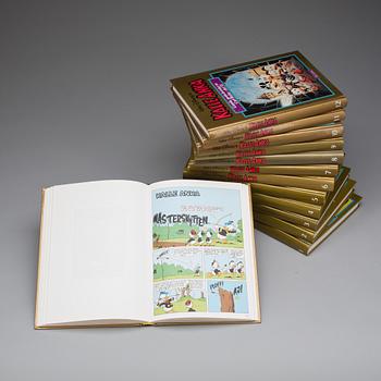 WALT DISNEY, Kalle Anka, Guldserien, Carl Barks, volym 1-13, Richters Förlag, Malmö.