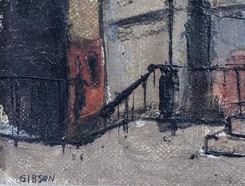 WILLIAM GIBSON, MÅLNINGAR, två st, olja resp pastell, signerade.