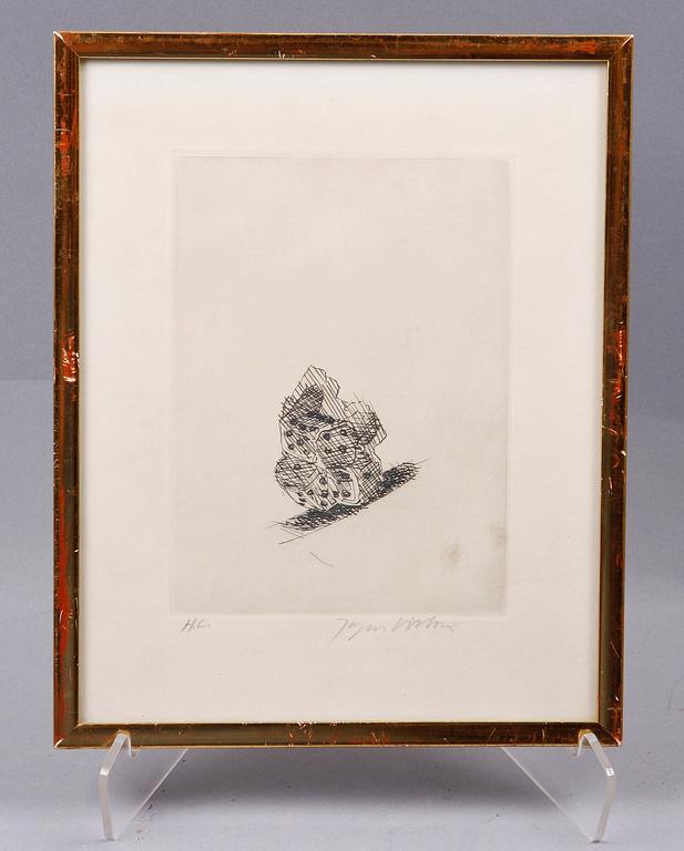 JACQUES VILLON, etsning. Sign. HC. Enligt inskrift á tergo utgiven i 135 ex och dat 1960.