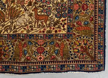 Matto, semi-antique Kashan, probably, ca 192 x 134 cm.