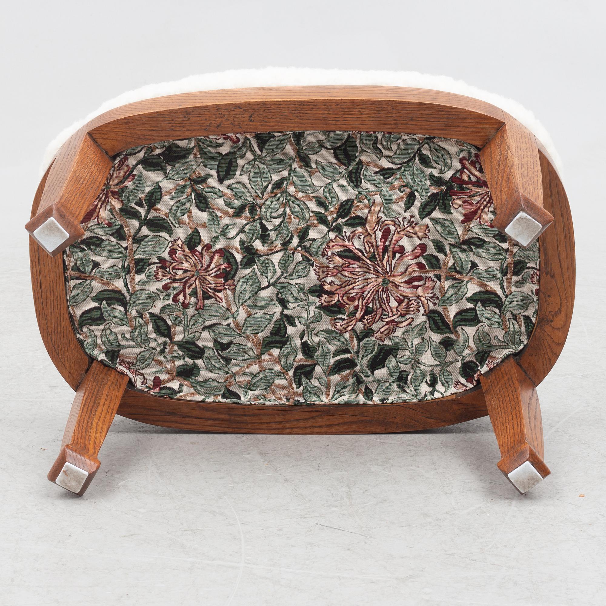 A stool, early 20th Century.
