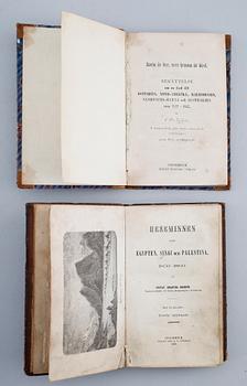 BÖCKER: Carl Axel Egerström, Berättelse om en Färd till Ostindien....., åren 1852-1857 samt Reseminnen, GE Beskow, 1862.