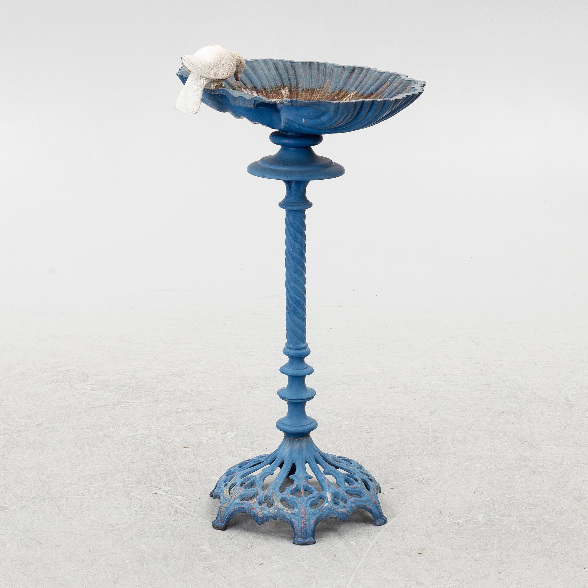 Fågelbad, 1900-talets andra hälft.