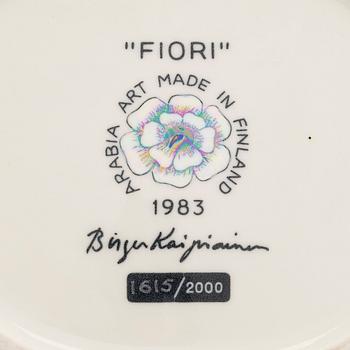 a ceramic 'Fiori dish', marked Birger Kaipiainen, Arabia art made in Finland 1983, 1615/2000.