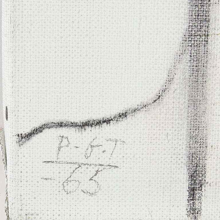 PÄR GUNNAR THELANDER, olja på duk, monogramsignerad och daterad -65.