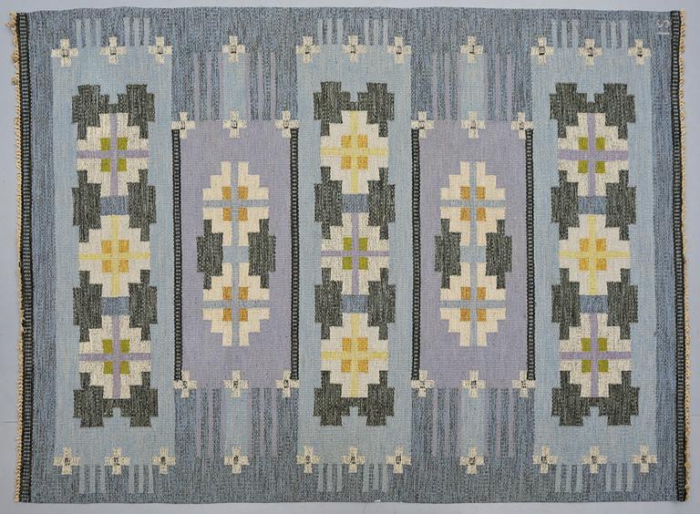 MATTA, rölakan, Ingegerd Silow, signerad IS, 1900-talets andra hälft, 226 x 168.