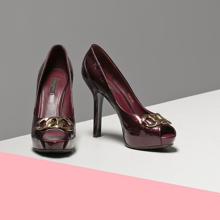 PUMPS, Louis Vuitton, storlek 39,5.