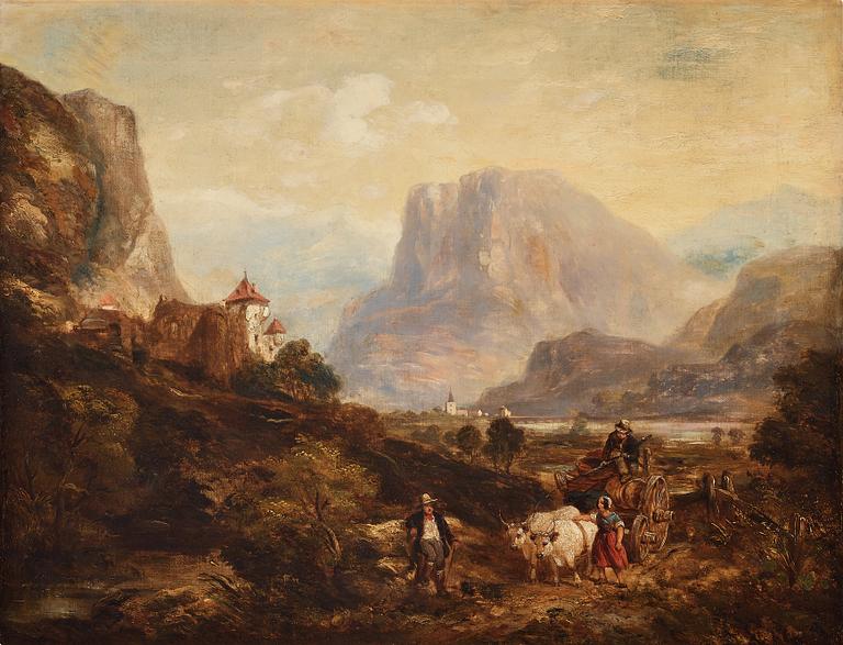 Unknown artist, 19th Century, oil on canvas/paper-panel.