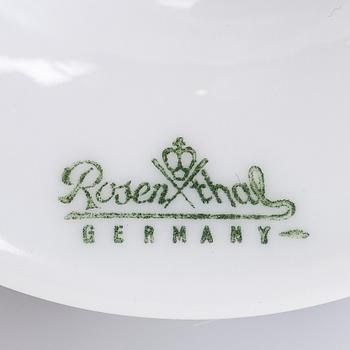 Tapio Wirkkala, kahviastiasto, 26 osaa, posliinia, "Composition / Jääkukka", Rosenthal Studio-linie.