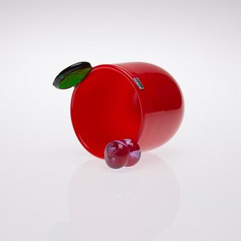 OIVA TOIKKA, POMPOM VASE. Sign. Oiva Toikka Nuutajärvi Notsjö.