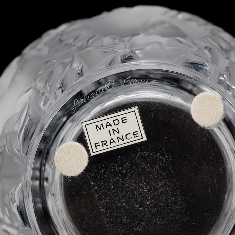 VAS, glas, "Bagatelle", Lalique, sign.