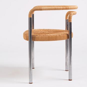 Poul Kjaerholm, karmstol "PK-12", edition E Kold Christensen, Danmark, tidigt 1960-tal.