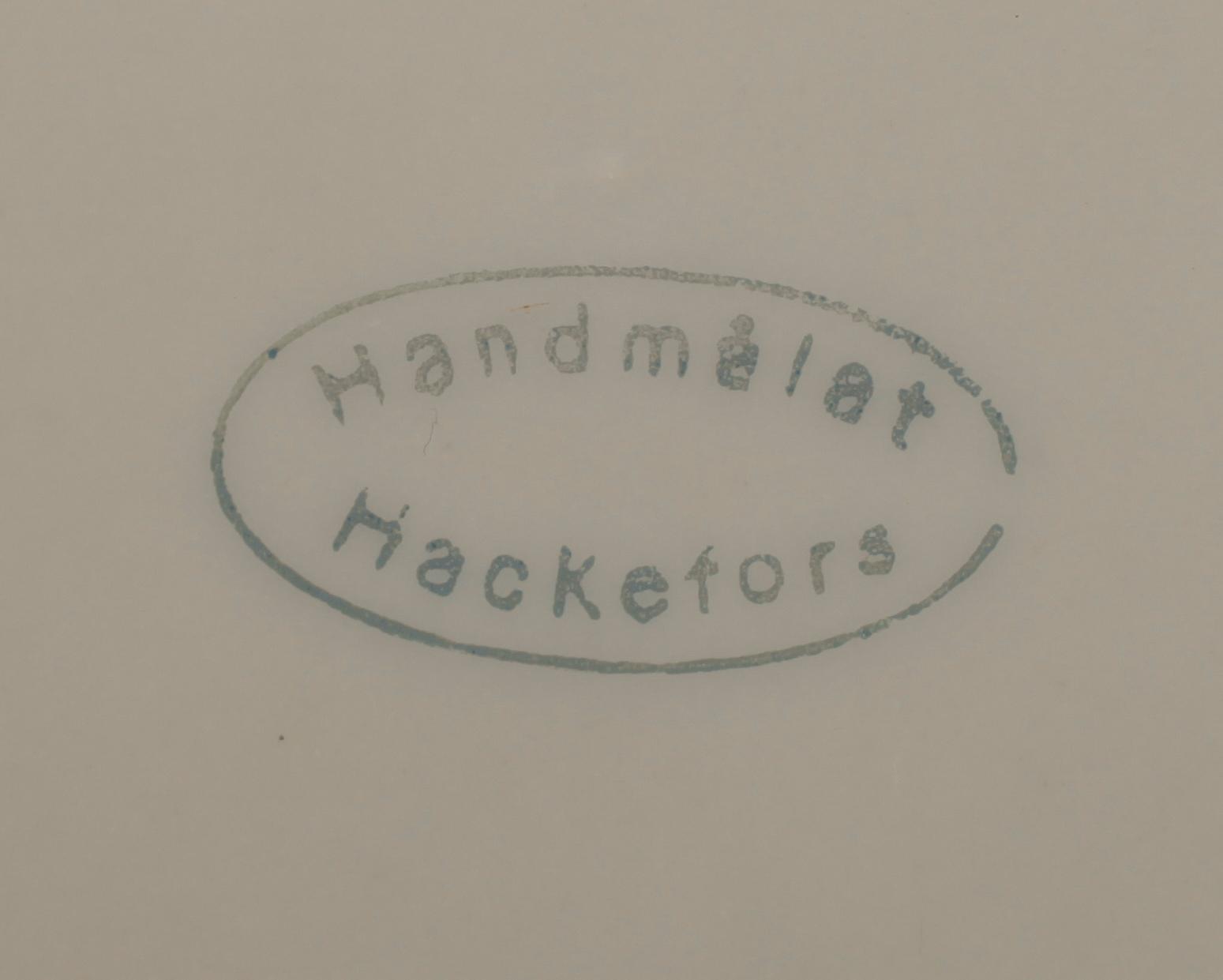 MAT- OCH KAFFESERVIS, snarlika del,  porslin, Hackefors, 1900-talets mitt.