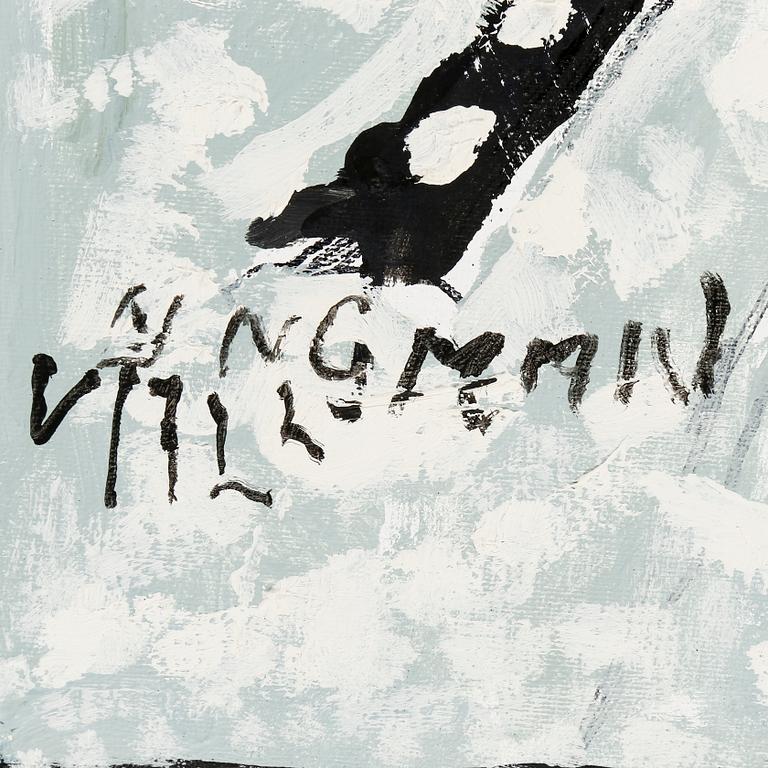 UNO VALLMAN, olja på duk, signerad.