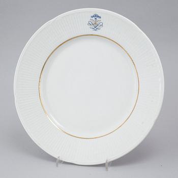 SERVIS, 119 delar, "Swedish Grace" med monogram, porslin, Rörstrand, 1900-tal.