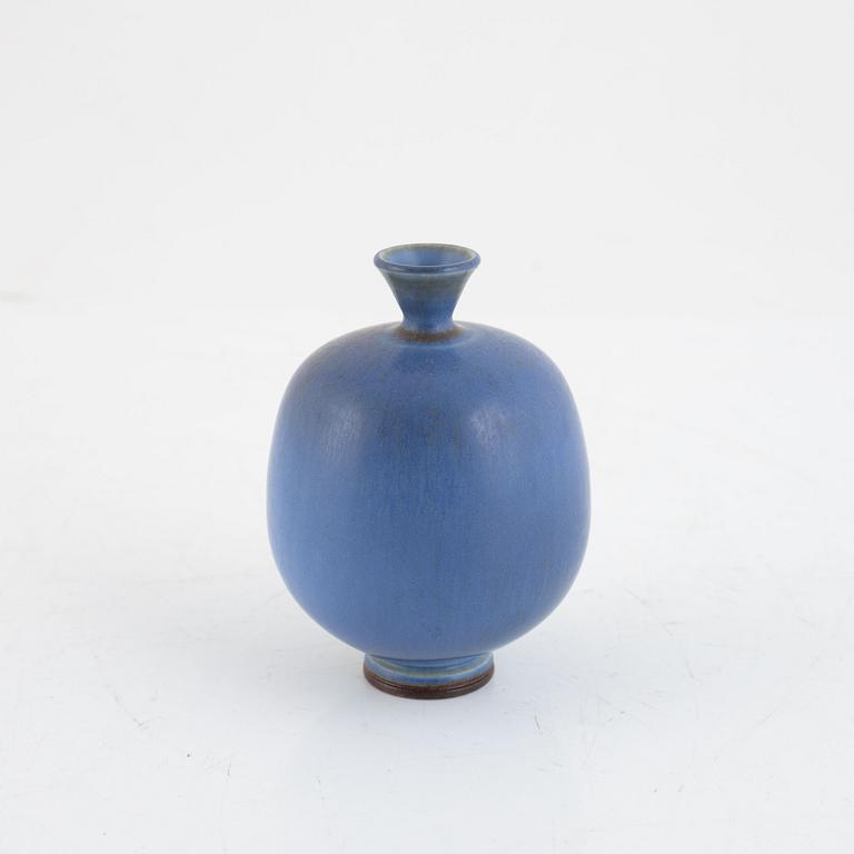 Berndt Friberg, miniature vase, stoneware, Gustavsberg Studio.