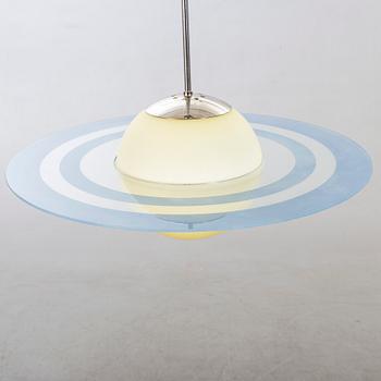 TAKLAMPA, sk Saturnus, modern tillverkning.