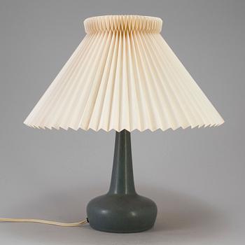 A Palshus stoneware table light for Le Klint, Denmark.