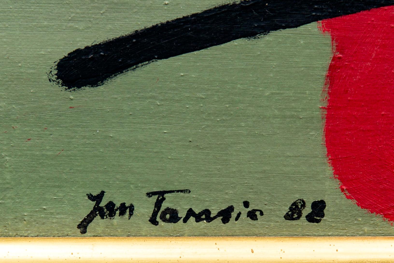 Jan Tarasin, oil on canvas signed and verso dated 1988.