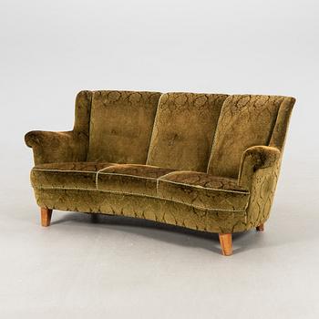 Sofa set, 2 pcs Swedish Modern 1940s/50s.