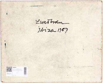 SIXTEN LUNDBOHM, oil on panel, stamp signed, signed and dated Ibiza 1967.