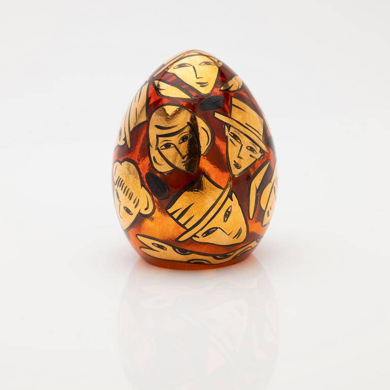 Ulrica Hydman-Vallien, skulptur, glas, Kosta Boda Atelier.