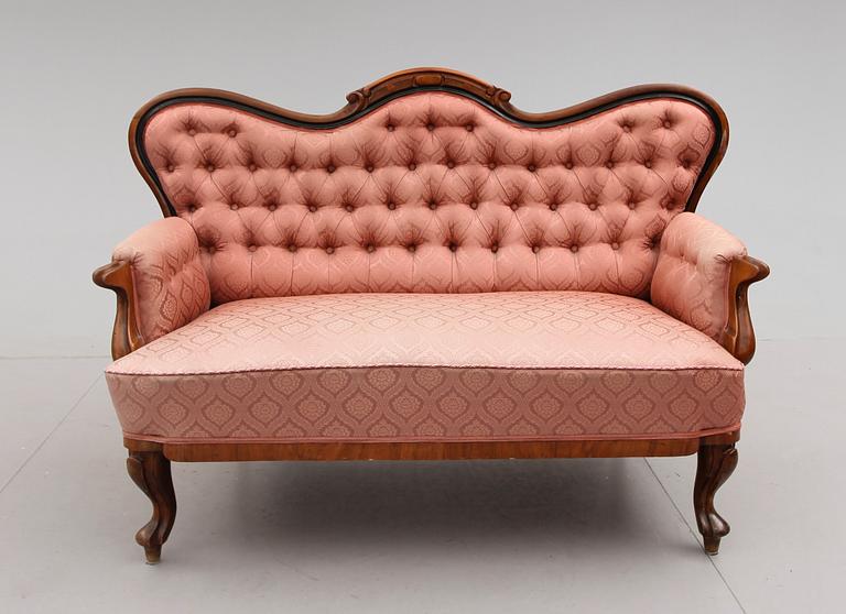 SOFFA, nyrokoko, 1800-talets andra hälft.