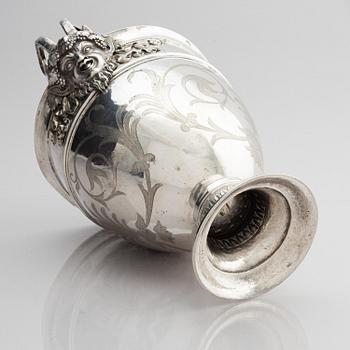 A pair of Swedish 18th century silver wine coolers, marks of Pehr Zethelius, Stockholm 1793.