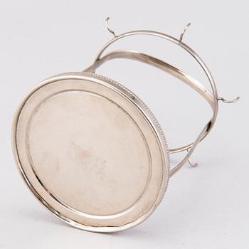 MOCCAKOPPAR MED FAT, 6 ST, porslin, Arabia, 1932-1949.