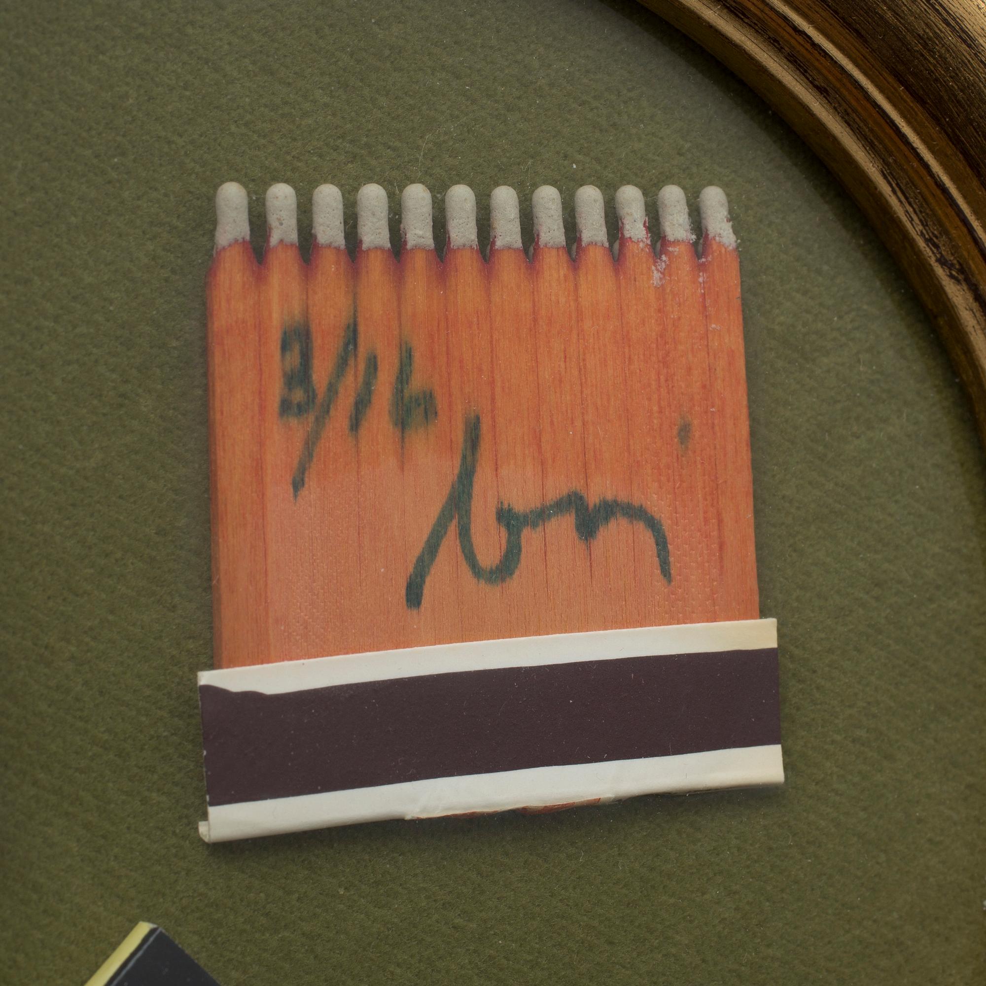 ENRICO BAJ, Matchbook Collage Multipel, signerad och numrerad 3/16.