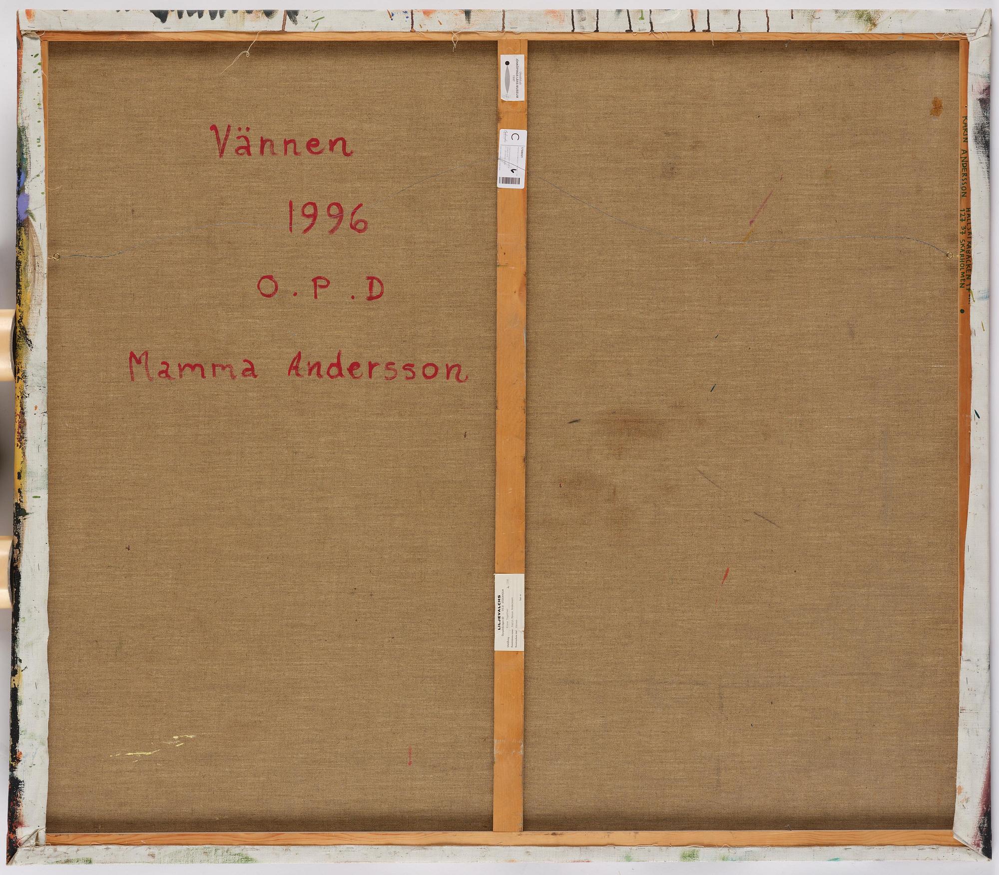 Mamma Andersson, "Vännen".