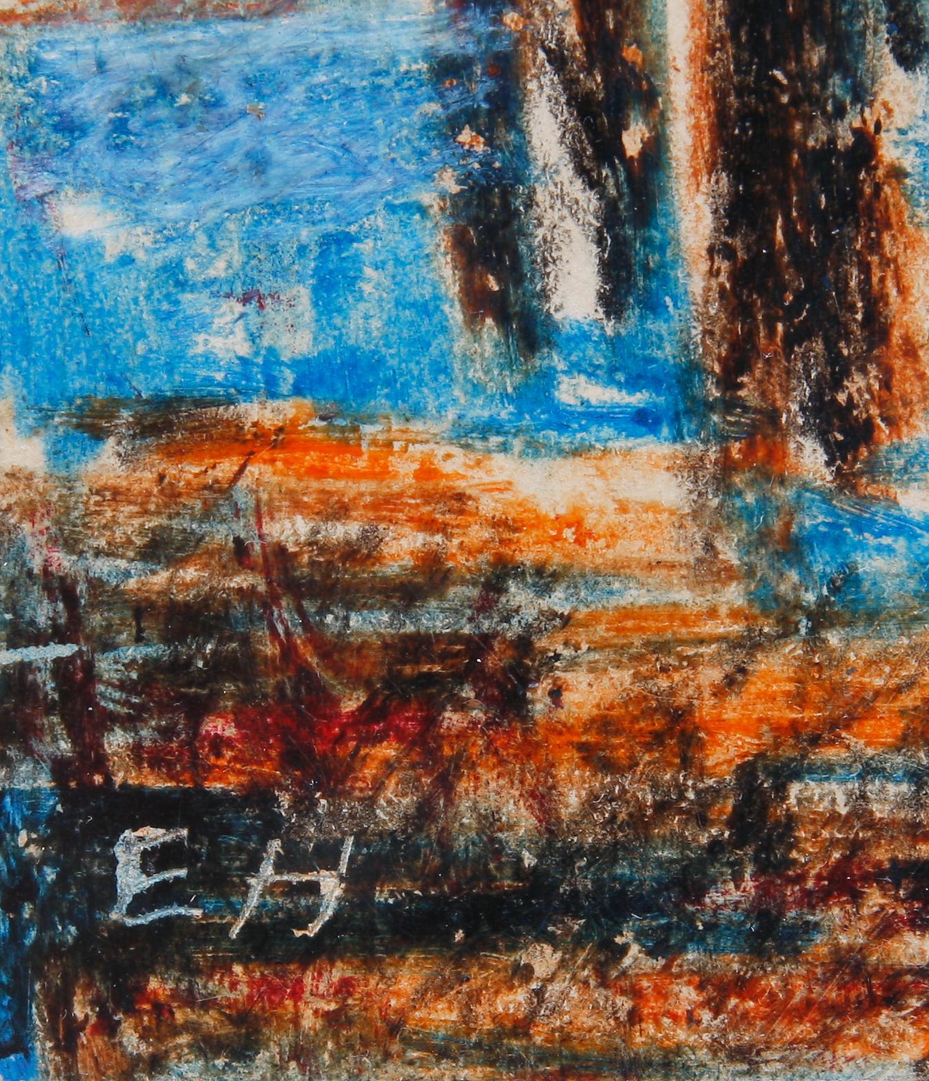 ELLI HEMBERG, krita på papper. Sign.