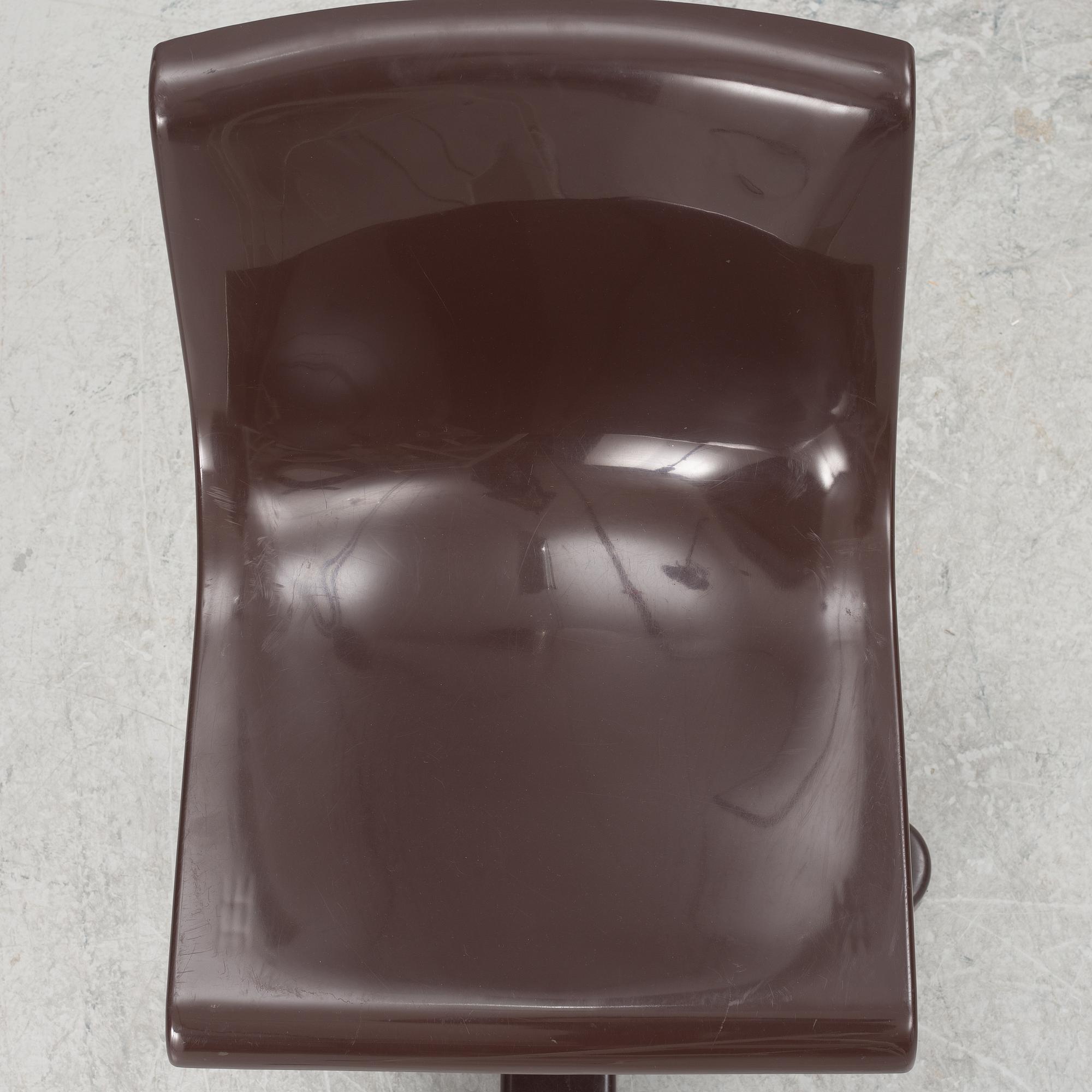 Ettore Sottsass, desk chair, "Synthesis", Olivetti, Italy, 1970s.